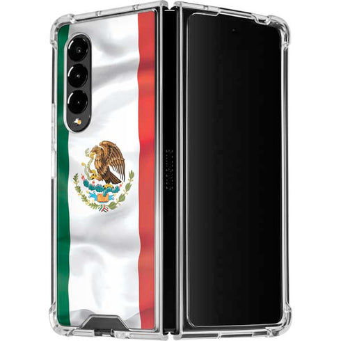 Mexico Flag Galaxy Z Fold4 5G Clear Case